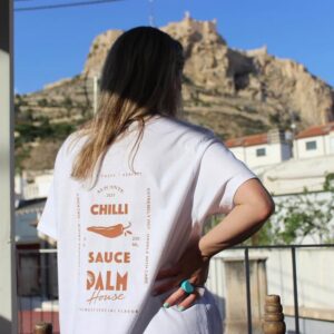 Camiseta Blanca Chili Souce Palm